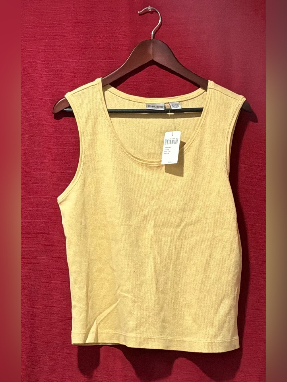 Chico's Soft Yellow Sleeveless Tank